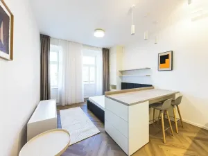 Pronájem bytu 1+kk, Praha - Vinohrady, Sázavská, 29 m2