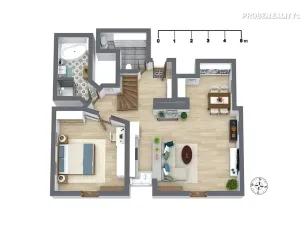 Prodej bytu 2+kk, Praha - Vršovice, Přípotoční, 80 m2