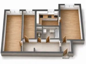 Prodej bytu 3+1, Tábor, Minská, 67 m2