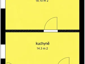 Prodej bytu 1+1, Kolín, Havlíčkova, 42 m2