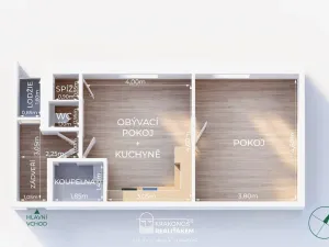 Prodej bytu 1+1, Olomouc, 17. listopadu, 48 m2