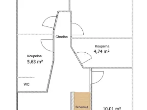 Pronájem bytu 3+1, Brno, Obřanská, 75 m2