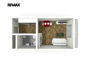 Pronájem bytu 1+kk, Plzeň, Sladová, 26 m2