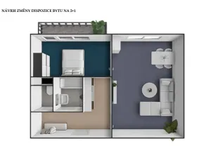Prodej bytu 1+1, Brno, Nejedlého, 38 m2