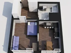 Prodej bytu 1+1, Praha - Krč, Hurbanova, 39 m2