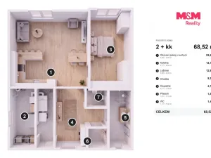 Prodej rodinného domu, Studená, Palackého, 68 m2