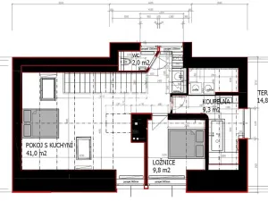 Pronájem rodinného domu, Kosoř, Dolejší, 190 m2