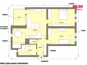 Prodej bytu 3+kk, Mariánské Lázně - Úšovice, Franze Kafky, 72 m2