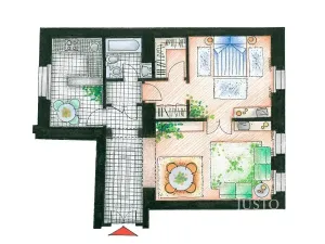 Pronájem bytu 2+1, Praha, Janáčkovo nábřeží, 80 m2