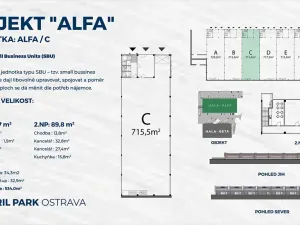 Pronájem skladu, Ostrava, Kotalova, 5031 m2