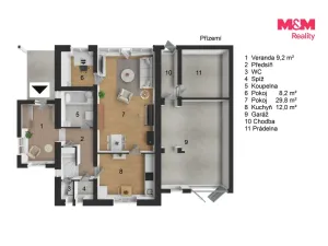 Prodej rodinného domu, Praha - Zbraslav, Meliorační, 290 m2
