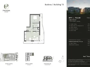Prodej bytu 2+kk, Praha - Dolní Chabry, U Václava, 57 m2