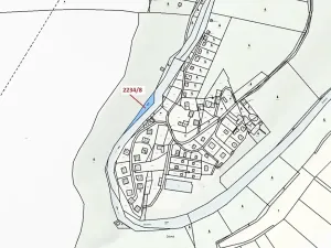 Dražba pozemku, Římov, 682 m2