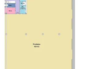 Pronájem obchodního prostoru, Ústí nad Labem, Žižkova, 420 m2