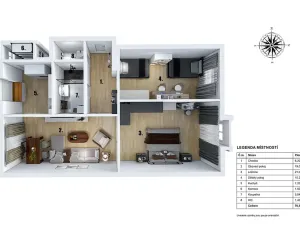 Prodej bytu 3+1, Praha - Malá Strana, Petřínská, 76 m2