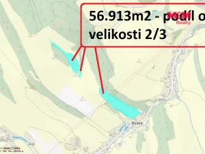 Prodej louky, Stárkov - Bystré, 3342 m2