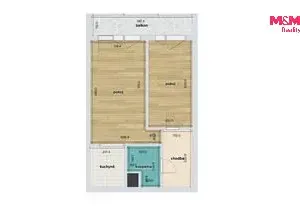 Prodej bytu 2+kk, Praha - Hloubětín, Kukelská, 55 m2