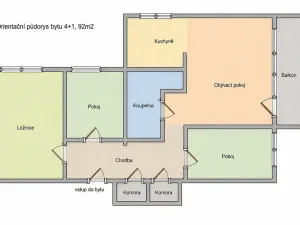 Pronájem bytu 4+1, Opava, 17. listopadu, 92 m2