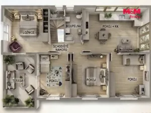 Prodej bytu 5+kk, Pardubice - Bílé Předměstí, Bezdíčkova, 133 m2