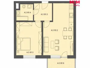 Prodej bytu 2+kk, Chýně, Ecksteinova, 52 m2