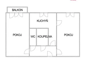 Prodej bytu 2+1, Karviná - Ráj, Haškova, 54 m2