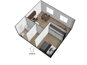 Pronájem bytu 2+kk, Šlapanice, Švehlova, 39 m2