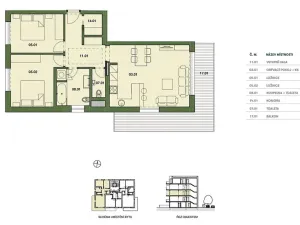 Pronájem bytu 3+kk, Beroun, Cihlářská, 77 m2