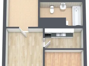 Pronájem bytu 1+1, Lanškroun - Lanškroun-Vnitřní Město, Školní, 43 m2