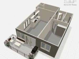 Pronájem bytu 2+kk, Praha - Hlubočepy, Vítové, 54 m2