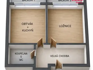 Prodej bytu 2+kk, Ostrava - Dubina, Antonína Poledníka, 44 m2