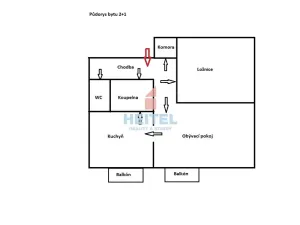 Prodej bytu 2+1, Ostrava, Dr. Martínka, 61 m2