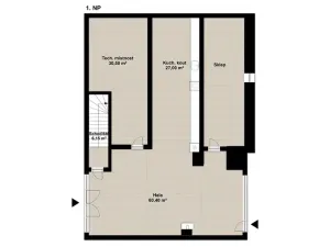 Prodej činžovního domu, Černolice, Ke dvoru, 375 m2