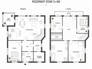Prodej rodinného domu, Květnice, Sosnová, 170 m2