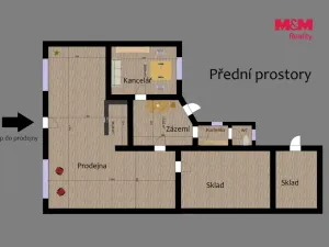 Pronájem obchodního prostoru, Čáslav - Čáslav-Nové Město, Masarykova, 890 m2