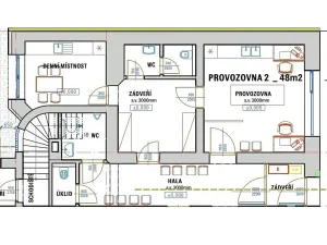 Pronájem ordinace, Olomouc, Stará Víska, 48 m2