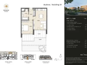 Prodej bytu 2+kk, Praha - Dolní Chabry, Velemínská, 50 m2