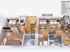 Prodej apartmánu, Strachotín, Sklepní, 285 m2