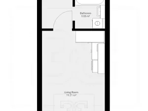Prodej bytu 1+kk, Praha - Kbely, Herlíkovická, 30 m2