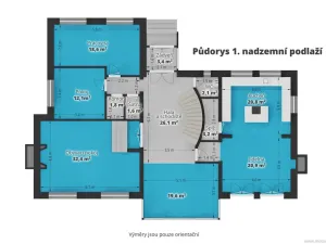 Prodej rodinného domu, Jesenice - Osnice, Růžová, 431 m2