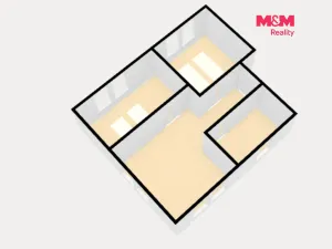 Pronájem bytu 3+kk, Ostrava - Slezská Ostrava, Zárubecká, 79 m2