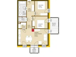 Prodej bytu 3+kk, Tauplitz, Rakousko, 71 m2