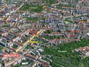 Pronájem bytu 1+1, Brno, Gorkého, 45 m2
