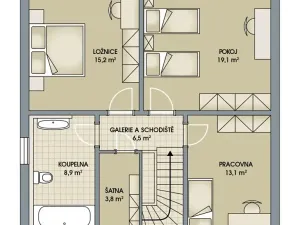 Prodej rodinného domu, Nymburk, 138 m2