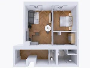 Pronájem bytu 2+kk, Praha - Nové Město, Dlážděná, 72 m2