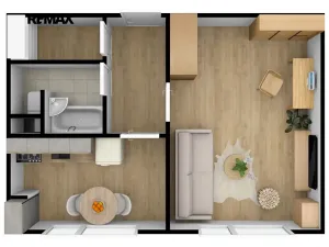 Pronájem bytu 1+1, Náchod, Příkopy, 33 m2