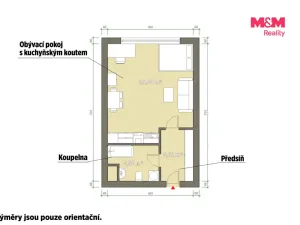 Prodej bytu 1+kk, Plzeň - Jižní Předměstí, Stehlíkova, 39 m2