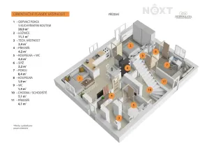 Prodej rodinného domu, Mukařov, Pod hrází, 180 m2