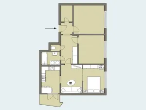 Prodej bytu 3+1, Brno, Merhautova, 67 m2