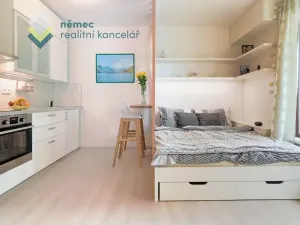 Pronájem bytu 1+kk, Praha - Braník, Na výspě, 31 m2