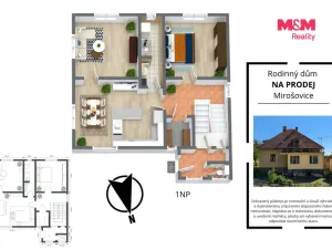 Prodej chalupy, Rataje nad Sázavou - Mirošovice, 210 m2
